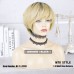 MTO 4 Wig Type Optional 2T OMBRE dark ash brown to gold bonde colors pixie short hair cut human hair wig